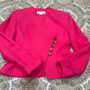 Christian Dior pink blazer